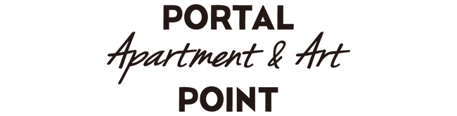 PORTAL Apartment ＆ Art POINT　ロゴ