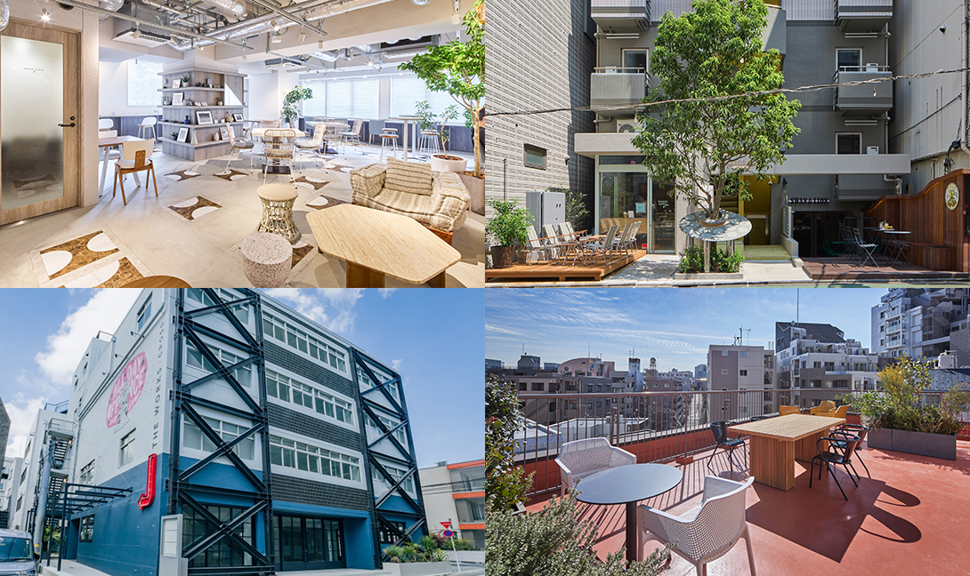 デザイン性の高い共用部と外観