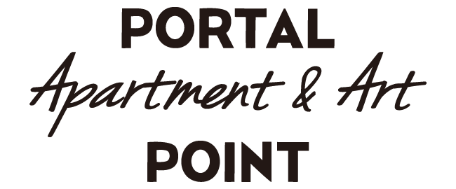 PORTAL Apartment&Art POINT ロゴ
