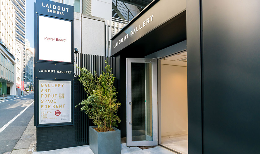 LAIDOUT shibuyaのポスターボード