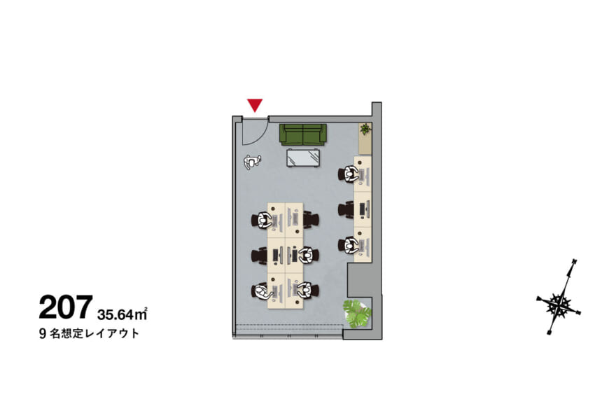 THE N3 207 layout