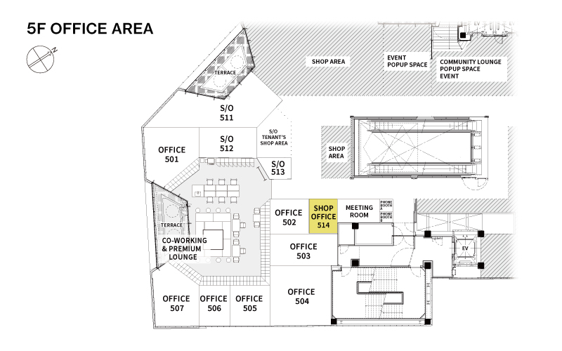 LOCUL｜507 office plan