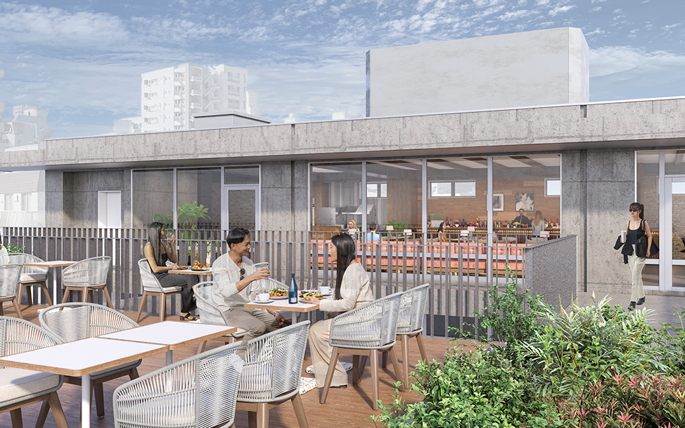 Nakame Village｜5F Terrace for Restaurant use image pers.