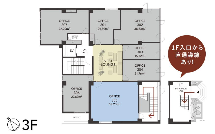 3F FLOOR MAP