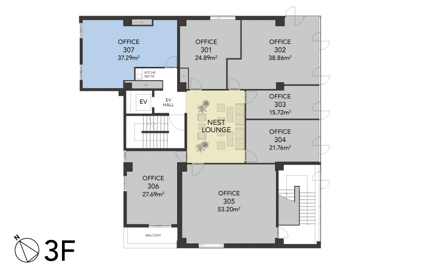 3F FLOOR MAP