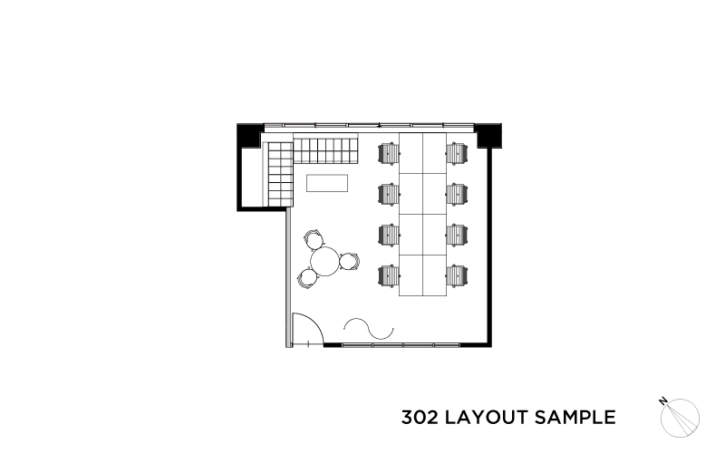 JINNAN VALLEY｜office 302 layout plan