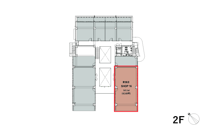 Nakame Village｜Shop16-floor-plan
