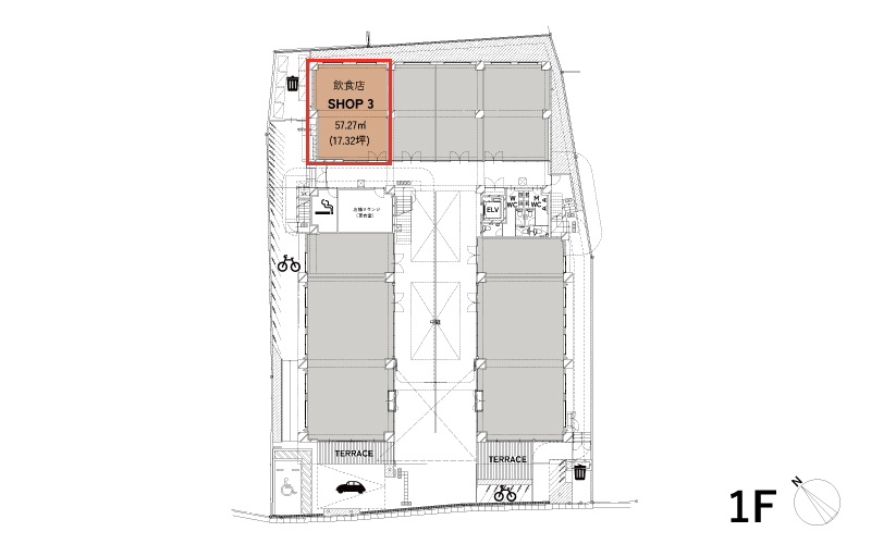 NAKAME VILLAGE｜1F plan