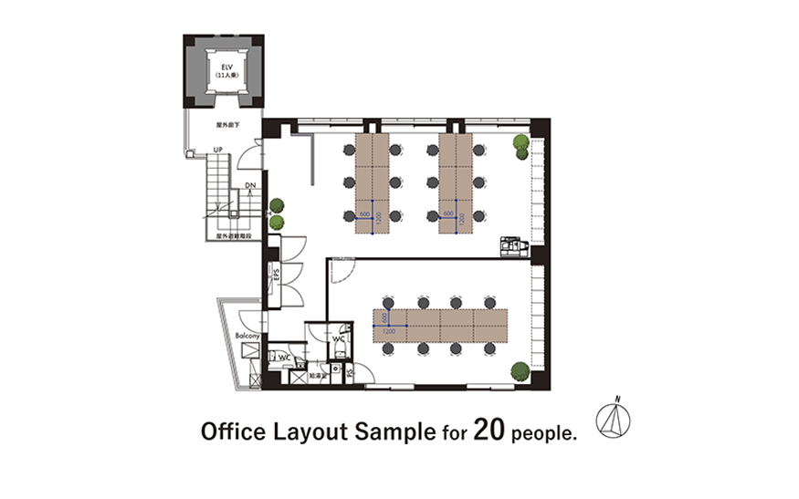 PORTAL POINT HARAJUKU ANNEX LAYOUT