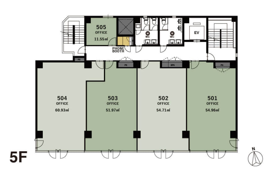SNUG｜5F Floor Map